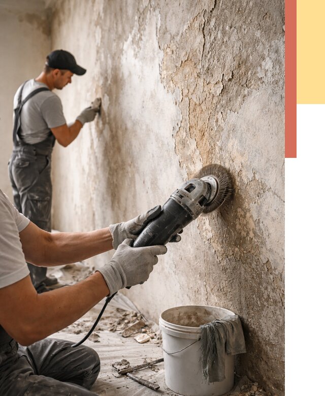 Снятие и удаление краски со стен в Новочеркасске от 2149 руб. — ОТДЕЛОЧНИК-Нвч