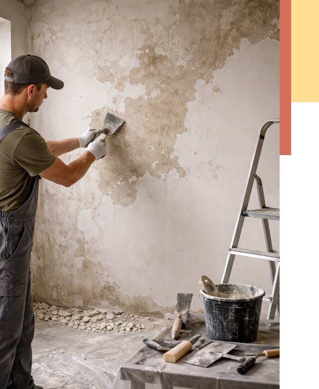 Снятие старой шпаклевки в Новочеркасске от 1893 руб. — быстро и недорого | ОТДЕЛОЧНИК-Нвч