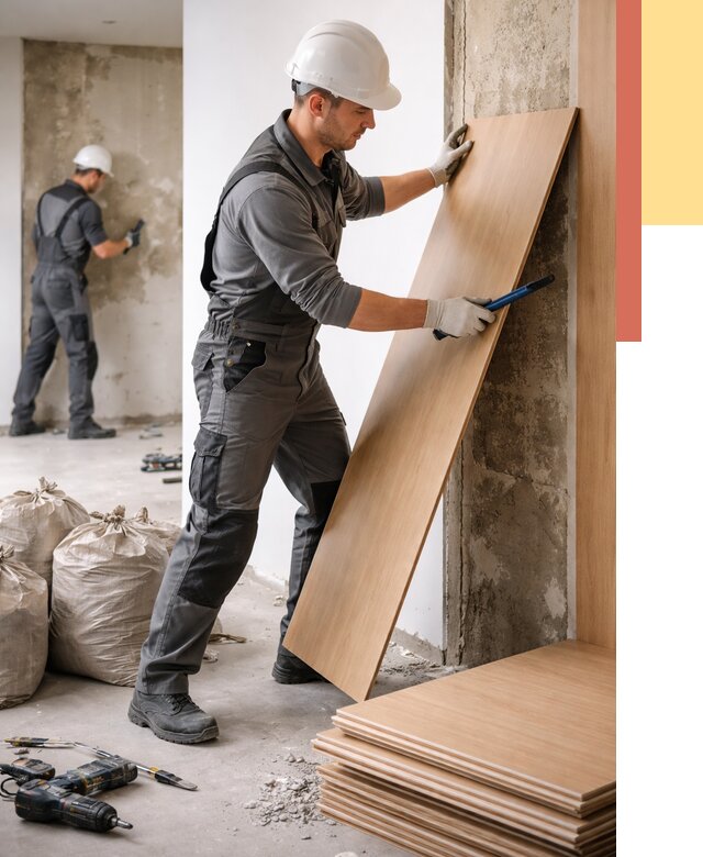 Демонтаж стеновых панелей в Новочеркасске от 3582 руб. за м² быстро и недорого | ОТДЕЛОЧНИК-Нвч