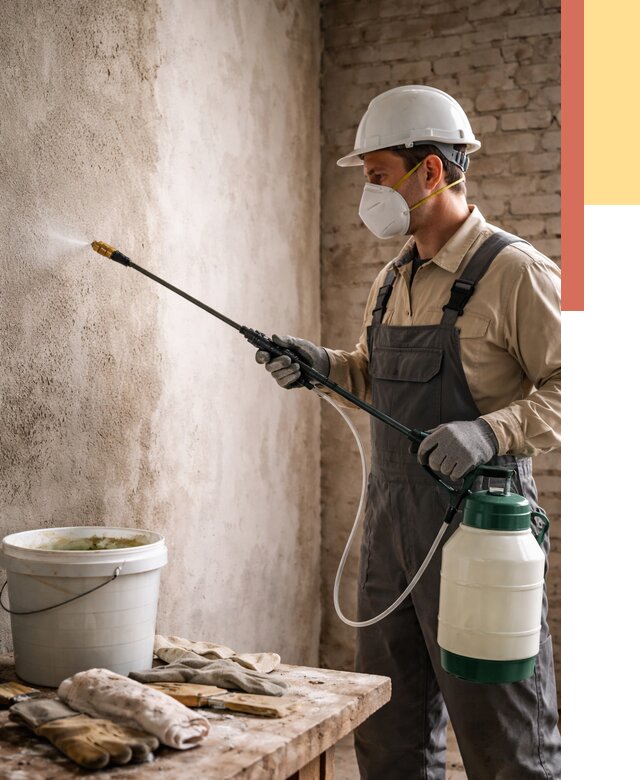 Антисептическая обработка стен в Новочеркасске от 1228 руб. — быстро и недорого | ОТДЕЛОЧНИК-Нвч