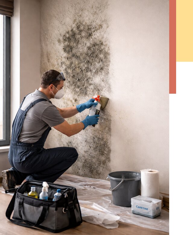 Удаление плесени со стен в Новочеркасске от 2200 руб. — быстро и недорого | ОТДЕЛОЧНИК-Нвч