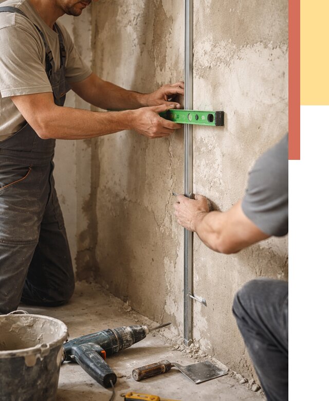 Установка штукатурных маяков в Новочеркасске от 7164 руб. — быстро и недорого | ОТДЕЛОЧНИК-Нвч