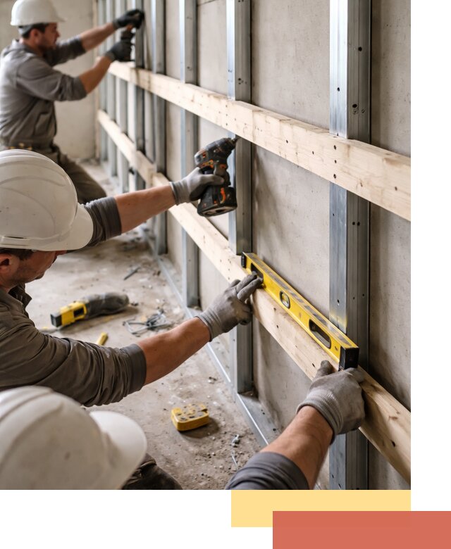 Устройство обрешетки под панели в Новочеркасске