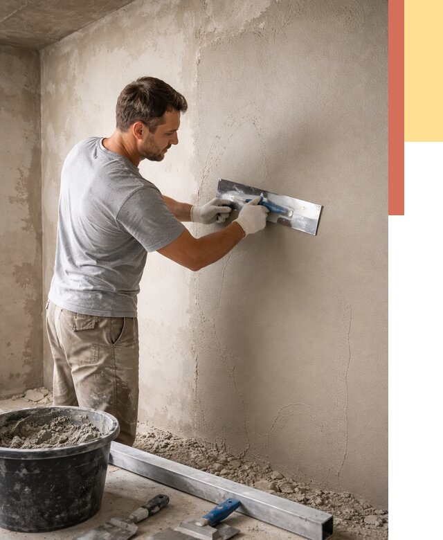 Штукатурка стен без маяков в Новочеркасске от 7368 руб/м2 — услуги и цена | ОТДЕЛОЧНИК-Нвч