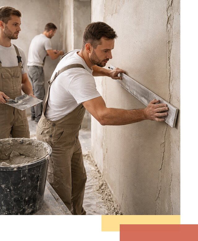 Штукатурка стен без маяков в Новочеркасске быстро и качественно