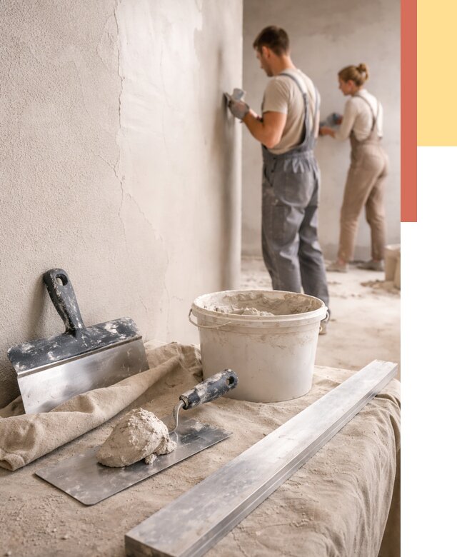 Штукатурка стен гипсовая в Новочеркасске от 4605 руб/м2 — быстро и недорого | ОТДЕЛОЧНИК-Нвч