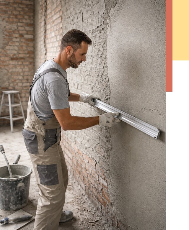 Штукатурка кирпичных стен в Новочеркасске от 4605 руб/м2 — быстро и недорого | ОТДЕЛОЧНИК-Нвч