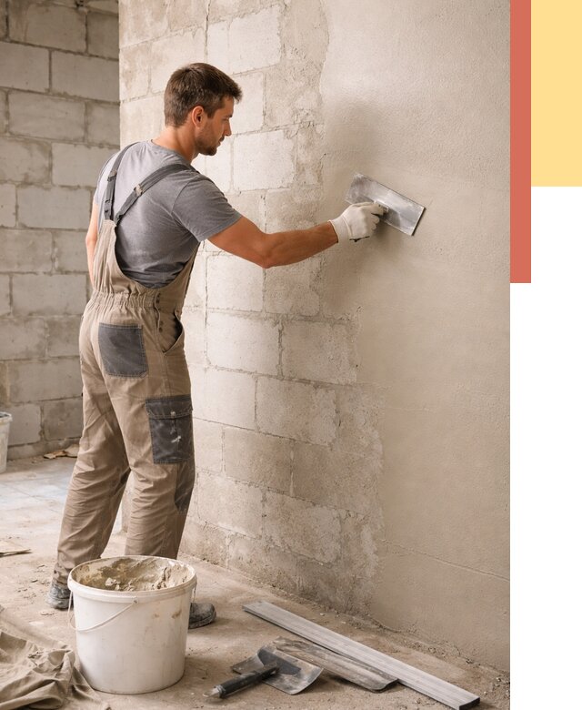 Штукатурка стен из газобетона в Новочеркасске от 2149 руб./м2 — быстро и недорого | ОТДЕЛОЧНИК-Нвч