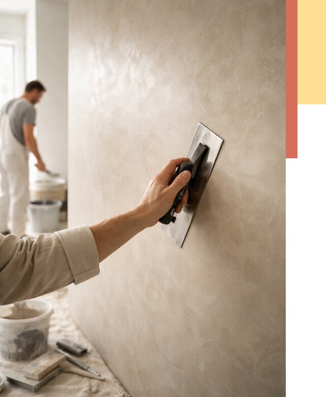 Венецианская штукатурка в Новочеркасске от 3582 руб/м² — нанесение стен под ключ | ОТДЕЛОЧНИК-Нвч