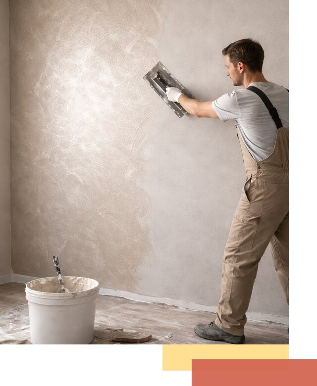 Декоративная штукатурка «Мокрый шелк» под ключ в Новочеркасске