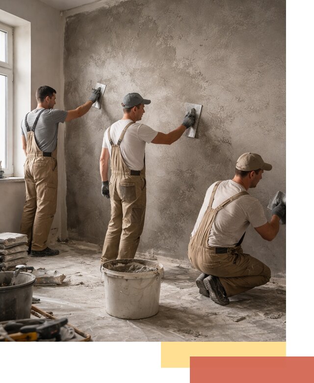 Декоративная штукатурка под бетон в Новочеркасске для стен и потолков