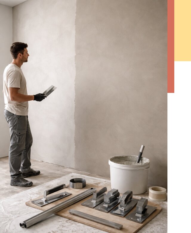 Нанесение микроцемента на стены в Новочеркасске от 3275 руб./м2 под ключ | ОТДЕЛОЧНИК-Нвч