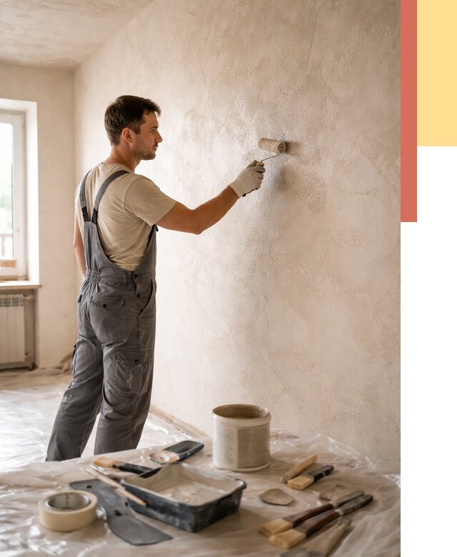 Нанесение лессирующей краски по декоративке в Новочеркасске от 1791 руб. | ОТДЕЛОЧНИК-Нвч