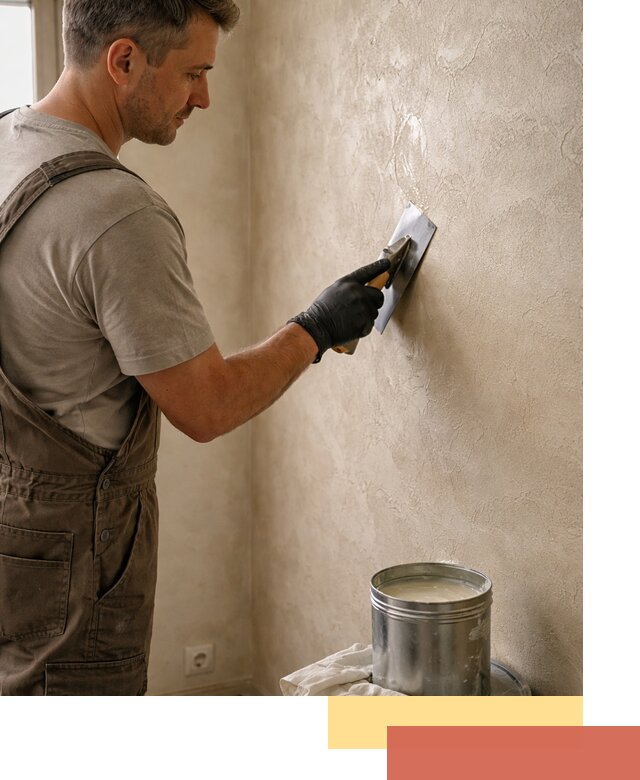 Нанесение воска на штукатурку в Новочеркасске для защиты и блеска