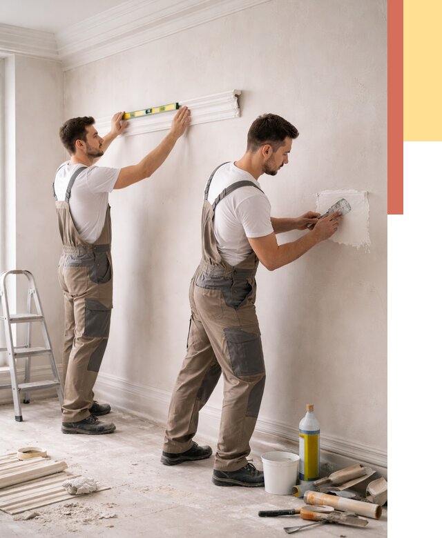 Монтаж лепнины на стены в Новочеркасске от 4605 руб. — недорого, быстро | ОТДЕЛОЧНИК-Нвч