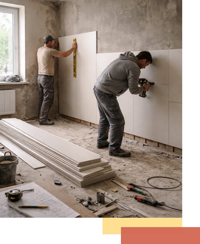 Монтаж ПВХ панелей на стены в Новочеркасске качественно и быстро