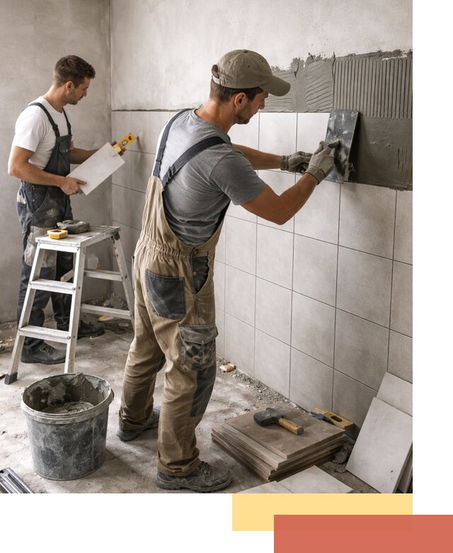 Укладка плитки на стены в Новочеркасске профессионально и надежно