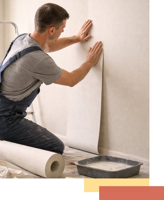 Поклейка флизелиновых обоев в Новочеркасске качественно и быстро