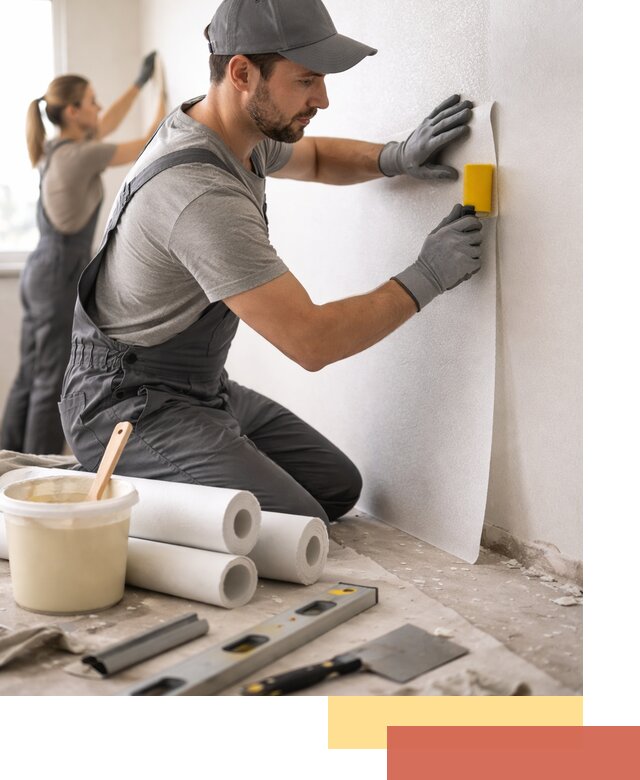 Поклейка стеклообоев профессионально в Новочеркасске