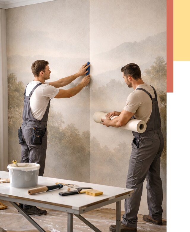 Поклейка фотообоев в Новочеркасске от 8699 руб/м² — быстро и недорого | ОТДЕЛОЧНИК-Нвч