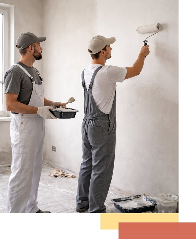 Покраска стен водоэмульсионной краской в Новочеркасске