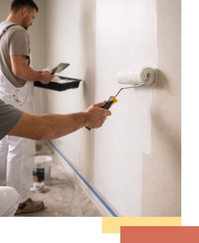 Покраска стен акриловой краской профессионально в Новочеркасске