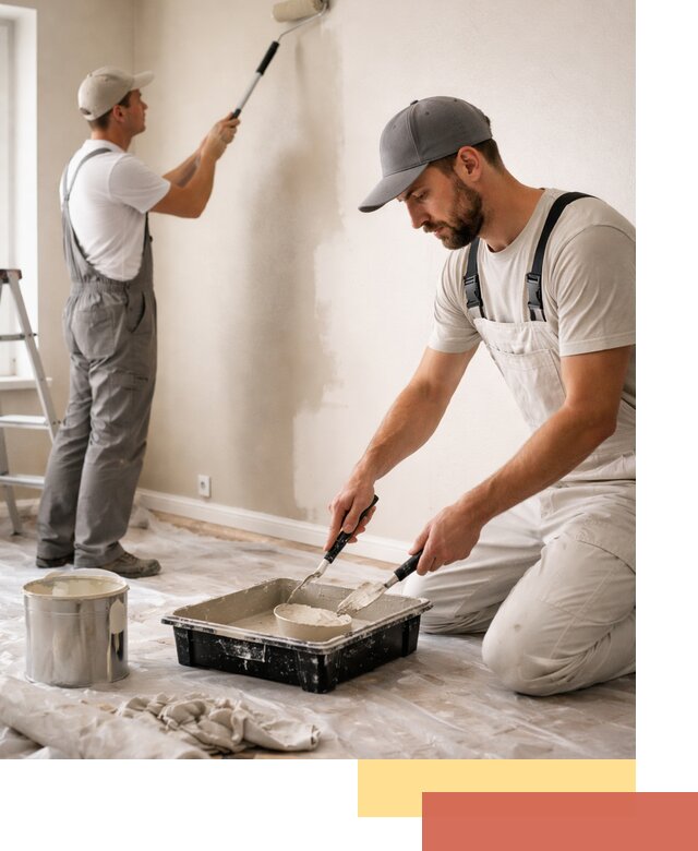 Покраска стен в квартире в Новочеркасске — профессионально и аккуратно