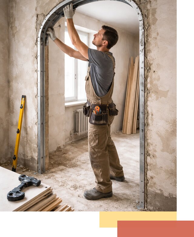 Устройство арочного проема в Новочеркасске под ключ