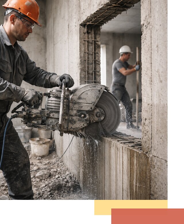 Алмазная резка проемов в Новочеркасске быстро и точно