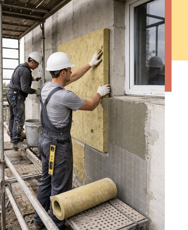 Утепление стен в Новочеркасске от 4401 руб. под ключ — быстро и недорого | ОТДЕЛОЧНИК-Нвч