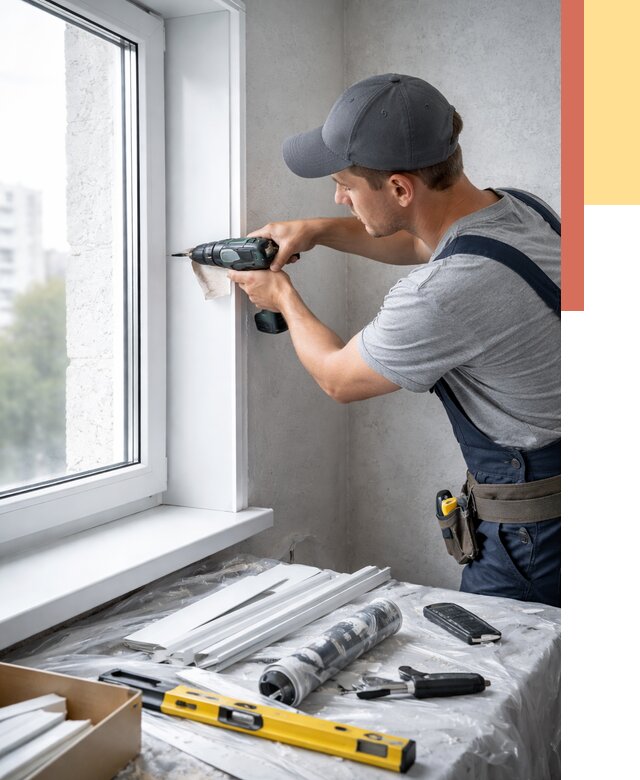 Установка пластиковых откосов в Новочеркасске от 2303 руб. | ОТДЕЛОЧНИК-Нвч монтаж, быстро и недорого