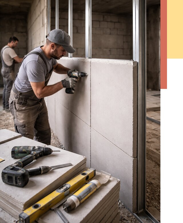 Кладка влагостойких перегородок ПГП в Новочеркасске от 1228 руб. под ключ | ОТДЕЛОЧНИК-Нвч