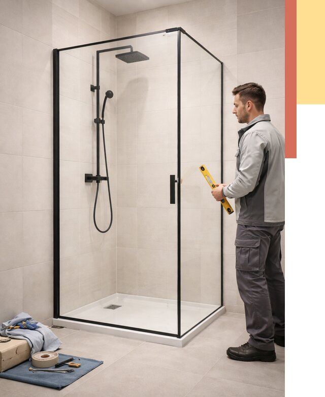 Стеклянные перегородки для душа в Новочеркасске от 12793 руб. | Монтаж под ключ — ОТДЕЛОЧНИК-Нвч