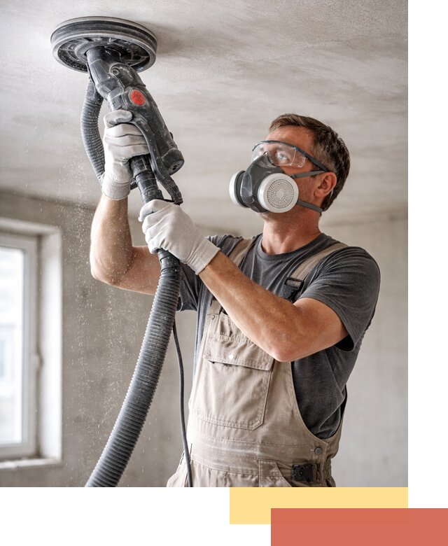 Шлифовка потолка в Новочеркасске — качественная подготовка под отделку