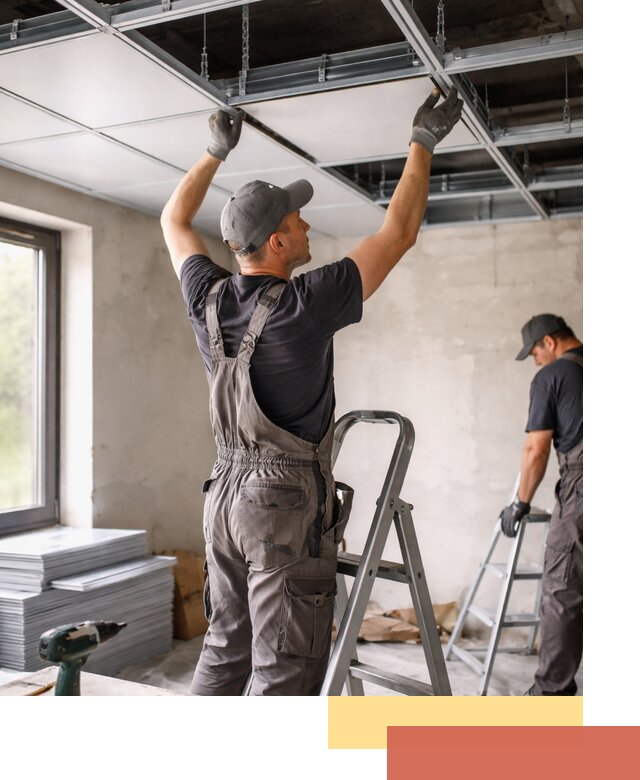 Монтаж кассетного потолка в Новочеркасске качественно и быстро