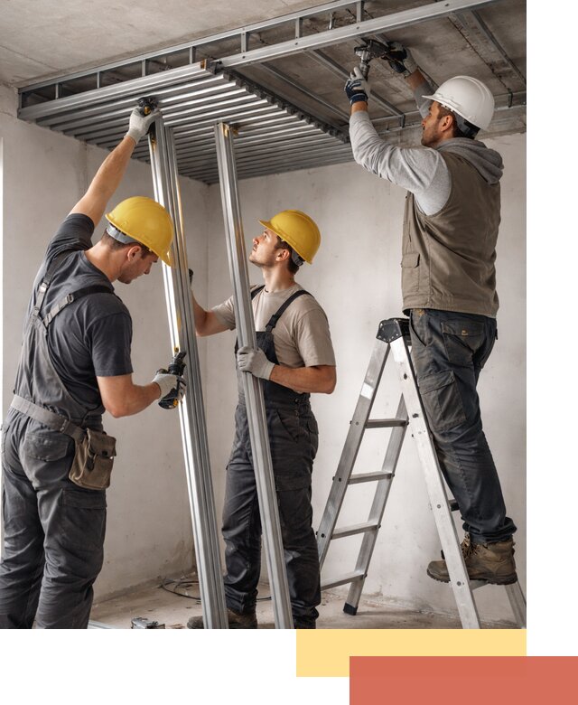 Монтаж реечного потолка под ключ в Новочеркасске