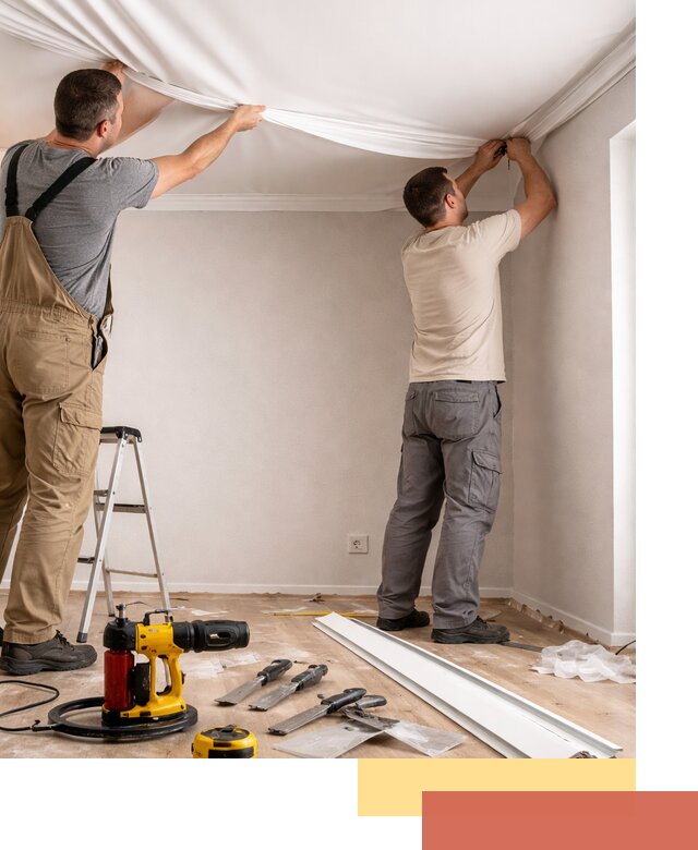 Монтаж ПВХ натяжного потолка в Новочеркасске качественно и быстро