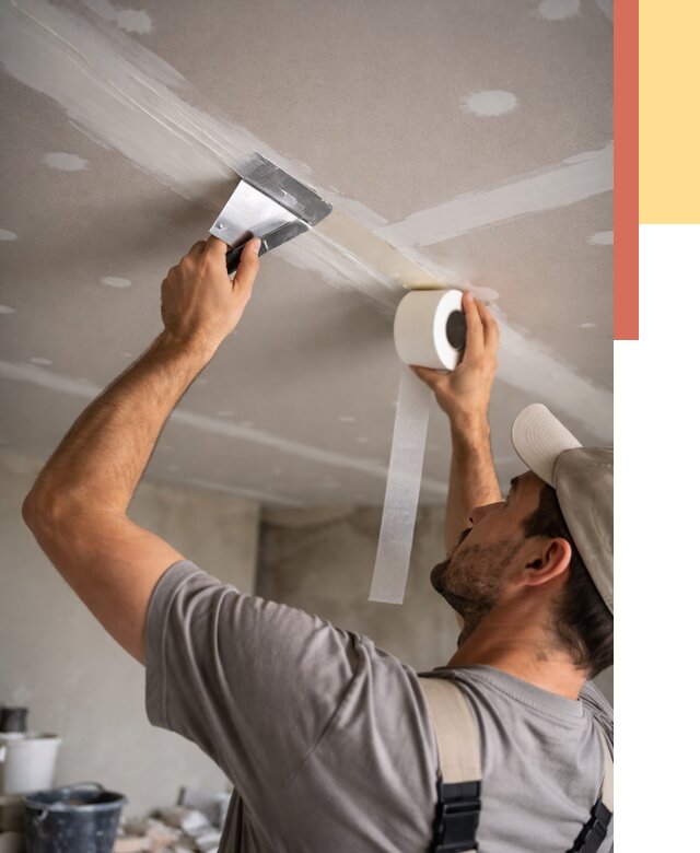 Обработка швов потолка ГКЛ в Новочеркасске от 7676 руб. под ключ | ОТДЕЛОЧНИК-Нвч