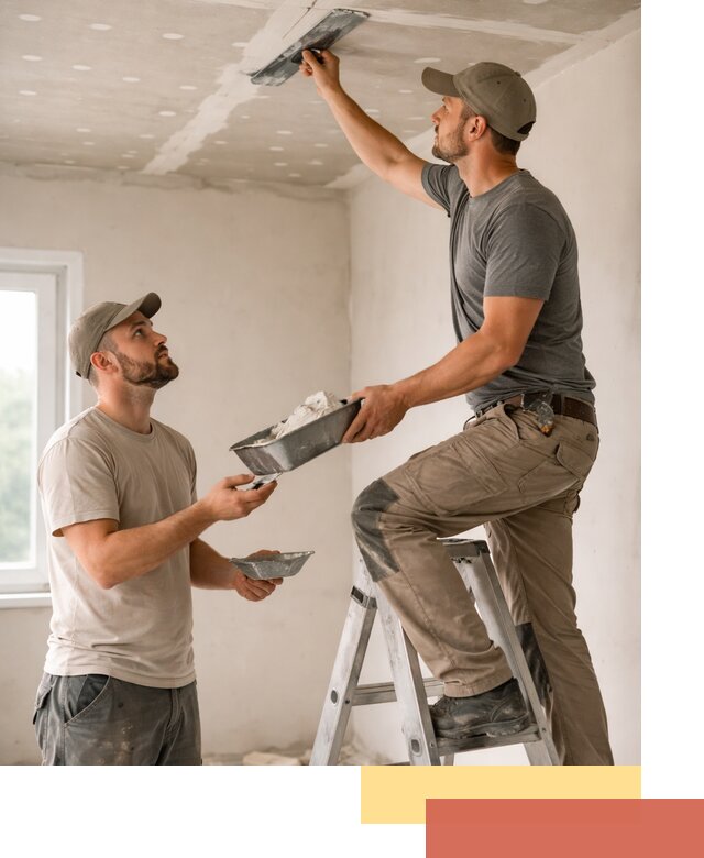 Шпаклевка потолка из гипсокартона в Новочеркасске качественно и быстро