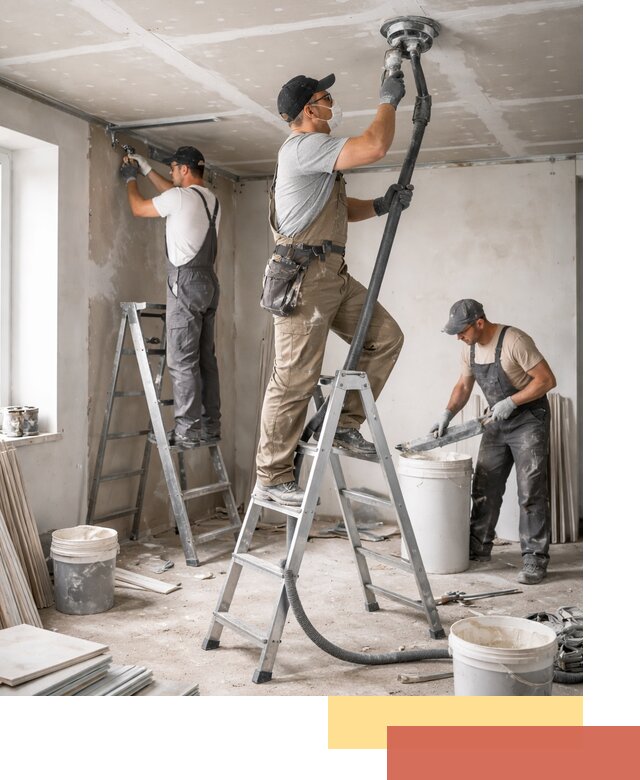 Ремонт потолка из гипсокартона в Новочеркасске: быстрый и качественный монтаж