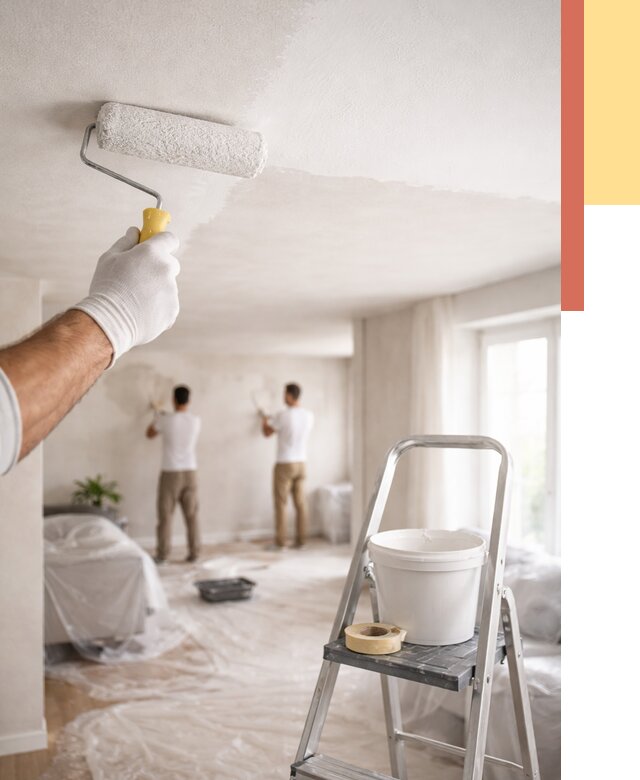 Покраска потолка акриловой краской в Новочеркасске от 2559 руб. | ОТДЕЛОЧНИК-Нвч