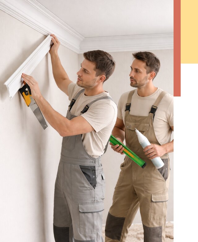 Монтаж потолочного плинтуса в Новочеркасске от 2354 руб. — быстро и недорого | ОТДЕЛОЧНИК-Нвч