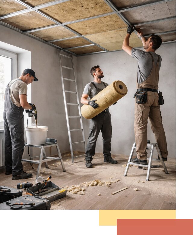 Шумоизоляция потолка в Новочеркасске: профессиональный монтаж и отделка