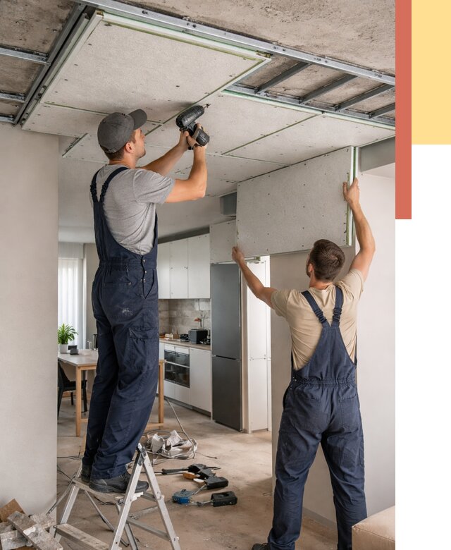 Шумоизоляция потолка панелями зипс в Новочеркасске от 1893 руб. под ключ | ОТДЕЛОЧНИК-Нвч